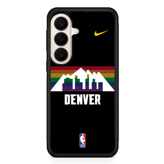 NBA Denver Nuggets Black Nike Samsung Galaxy S26 Case – Slim Protective Phone Cover