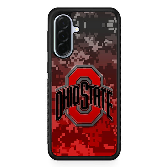Ohio State Pixel Art Samsung Galaxy A36 Case | Durable Samsung Galaxy A36 Protective Case