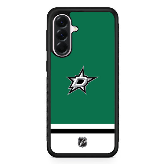 NHL Dallas Stars Green Samsung Galaxy A56 Case | Samsung Galaxy A56 Protective Rubber Case