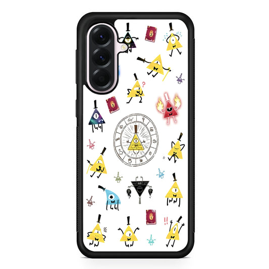 Gravity Falls Bill Cipher Doodle Samsung Galaxy A56 Case | Samsung Galaxy A56 Protective Rubber Case