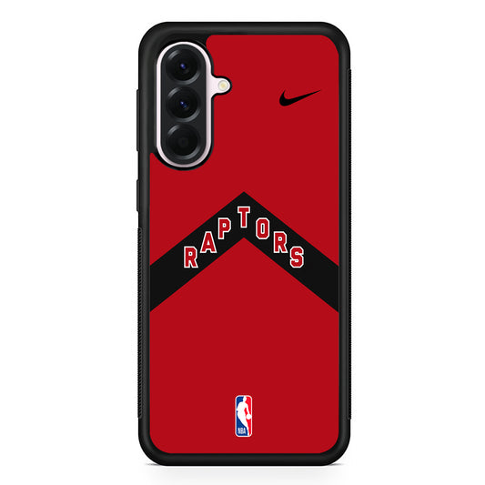 NBA Toronto Raptors Red Nike Samsung Galaxy A56 Case | Samsung Galaxy A56 Protective Rubber Case