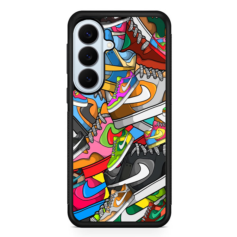 Nike Mix Shoes Samsung Galaxy S26 Plus Case | Lightweight Protective Phone Cover