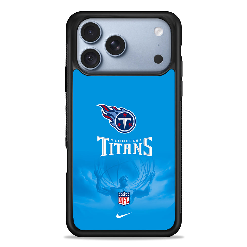 NFL Tennessee Titans Blue Nike iPhone 18 Pro Case - iPhone 18 Pro Silicone Case