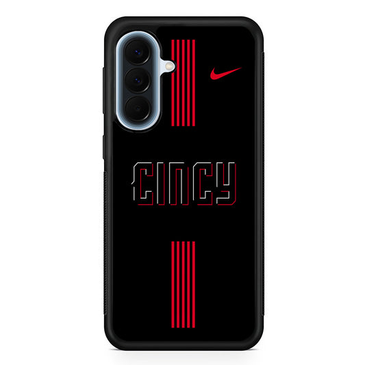 MLB Cincinnati Reds Black Nike Samsung Galaxy A57 Case | Slim Samsung Galaxy A57 Protective Case