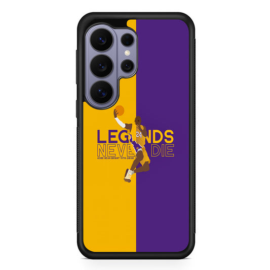 Legend Kobe Bryant 24 Lakers Samsung Galaxy S26 Ultra Case | Protective Rubber Cover