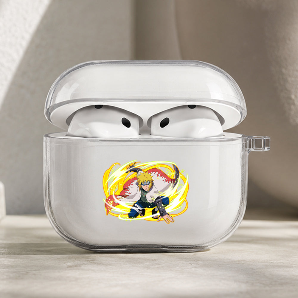 Minato Yellow Flash Protective Apple AirPods Pro 3 Clear Case | Shockproof Cover