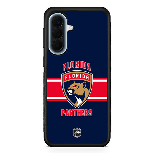 NHL Florida Panthers Navy Samsung Galaxy A57 Case | Slim Samsung Galaxy A57 Protective Case