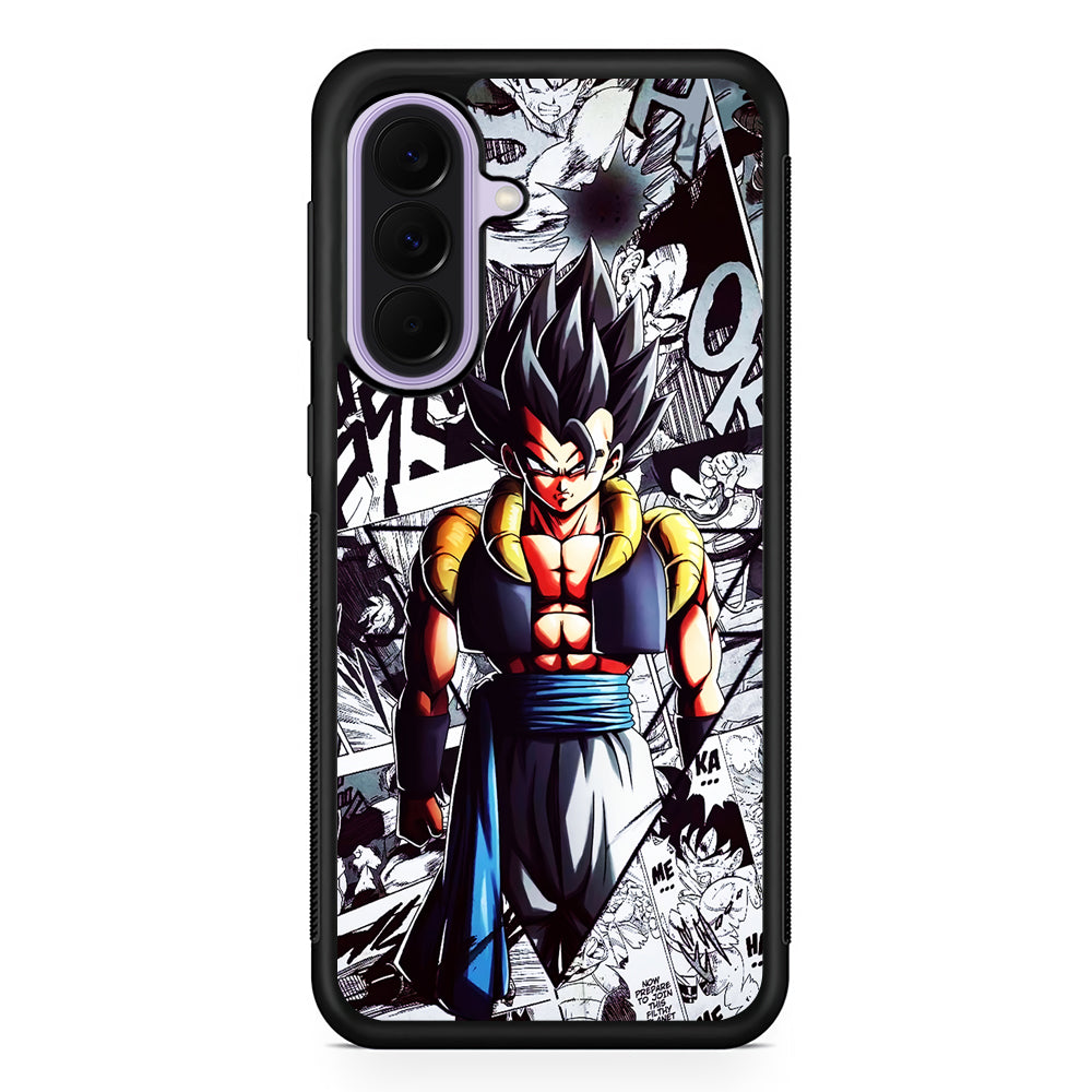 Gogeta Comic Collage Samsung Galaxy A37 Case | Samsung Galaxy A37 Rubber Protective Case