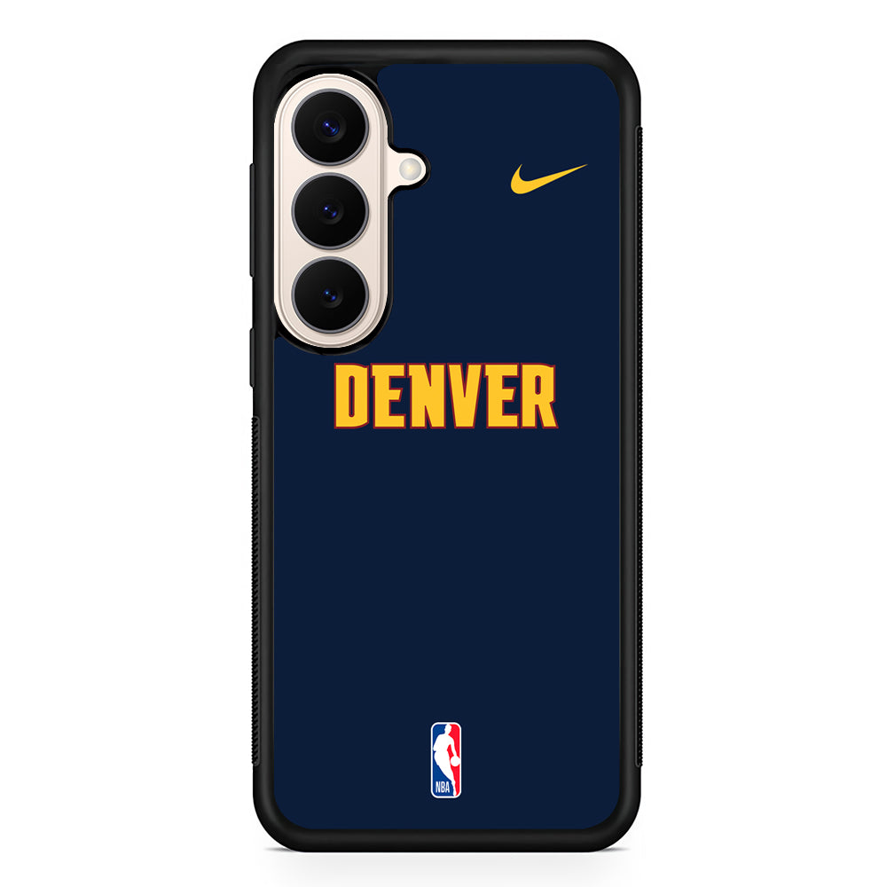 NBA Denver Nuggets Navy Nike Samsung Galaxy S26 Case – Slim Protective Phone Cover