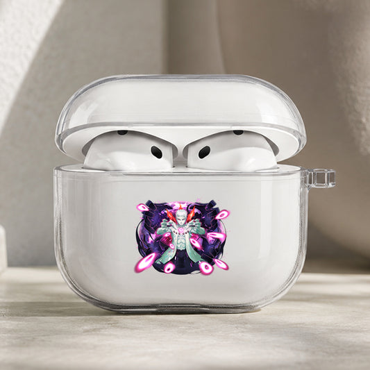 Obito Violet Aura Form Protective Apple AirPods Pro 3 Clear Case | Shockproof Cover