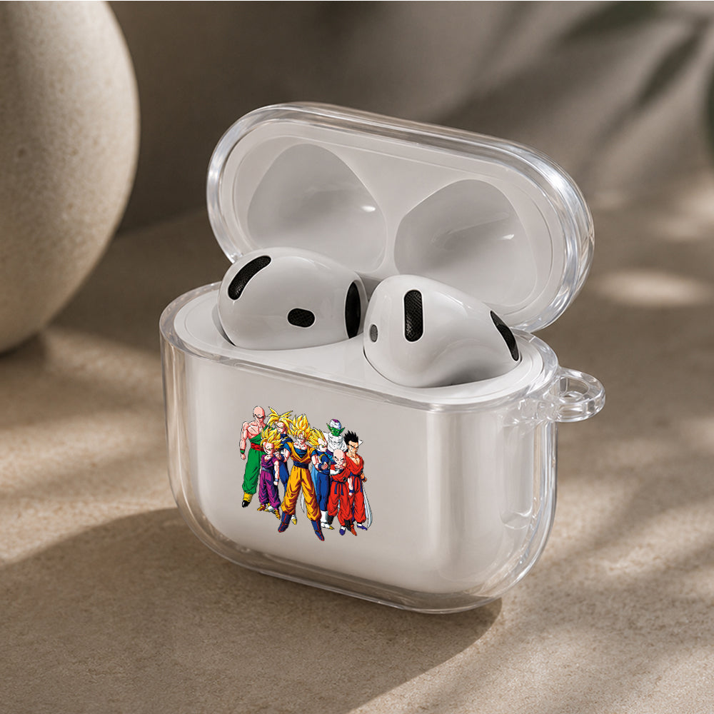 Dragon Ball Z-Fighters Protective Apple Airpods 4 Clear Case - Durable Clear Protection