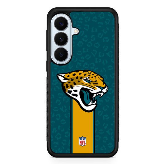 NFL Jacksonville Jaguars Pattern Samsung Galaxy S26 Plus Case | Slim Protective Rubber Cover