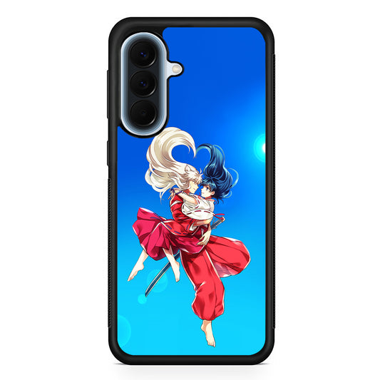 Inuyasha and Kagome Romantic Samsung Galaxy A57 Case | Slim Samsung Galaxy A57 Protective Case