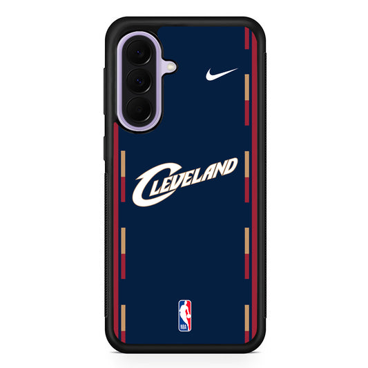 NBA Cleveland Cavaliers Navy Nike Samsung Galaxy A37 Case | Samsung Galaxy A37 Rubber Protective Case