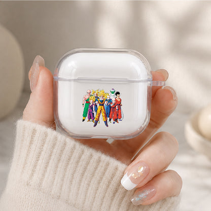 Dragon Ball Z The Z Fighters Protective Apple Airpods 4 Clear Case - Durable Clear Protection