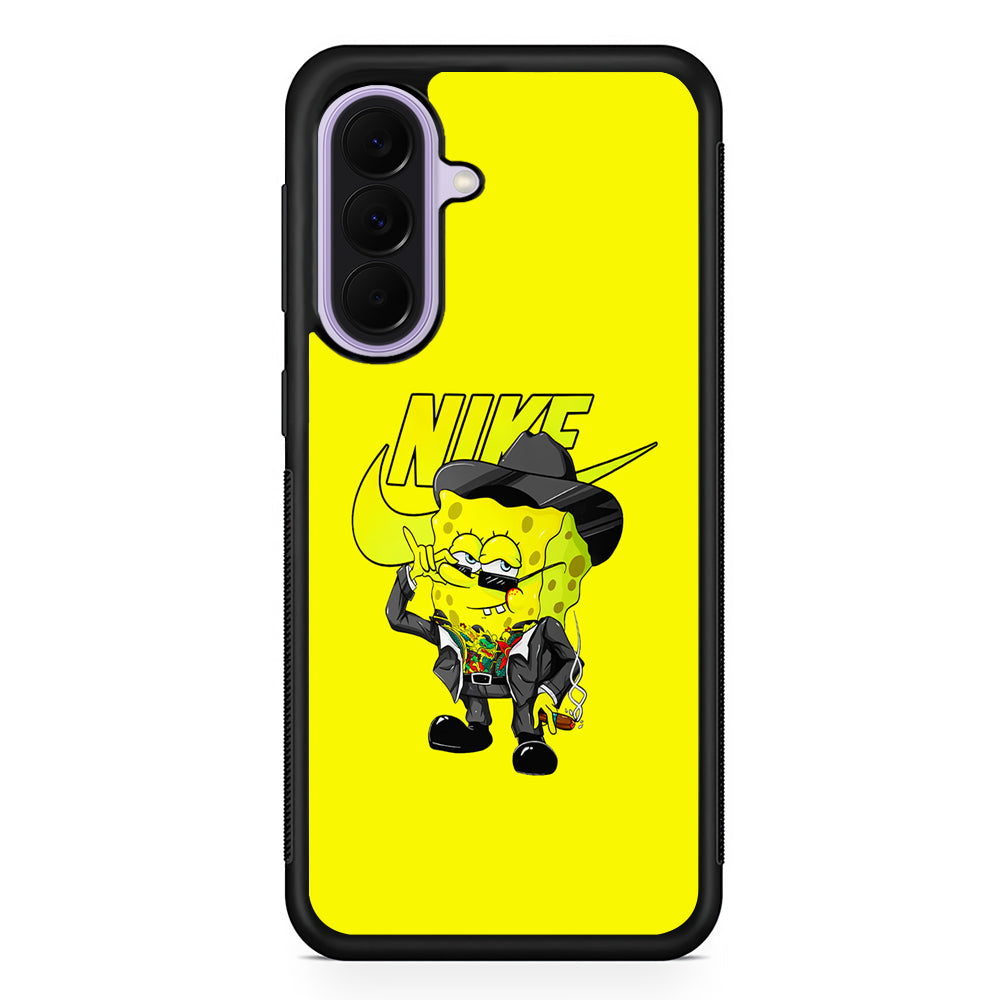 Nike Spongebob Executive Samsung Galaxy A37 Case | Samsung Galaxy A37 Rubber Protective Case
