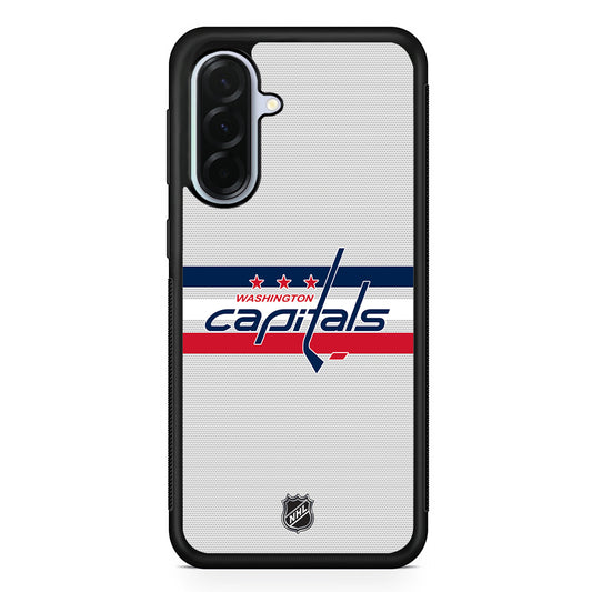 NHL Washington Capitals Dots Pattern Samsung Galaxy A36 Case | Durable Samsung Galaxy A36 Protective Case