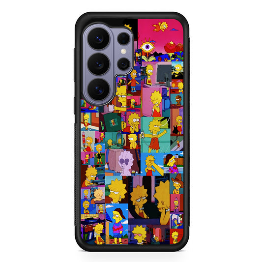 Lisa Simpson Aesthetic Samsung Galaxy S26 Ultra Case | Protective Rubber Cover
