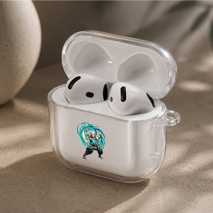 Demon Slayer Tengen Uzui Protective Apple Airpods 4 Clear Case - Durable Clear Protection