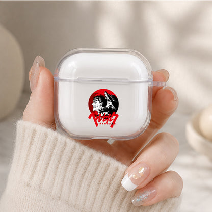 Berserk Guts Dark Fate Protective Apple Airpods 4 Clear Case - Durable Clear Protection