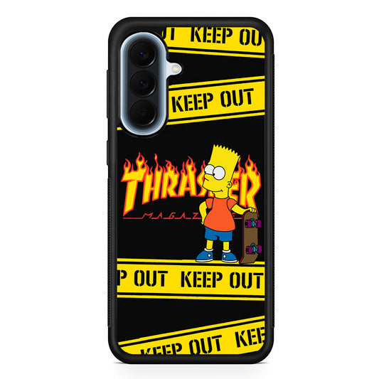 Thrasher Bart Danger Line Samsung Galaxy A57 Case | Slim Samsung Galaxy A57 Protective Case