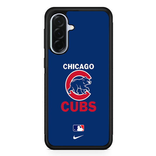 MLB Chicago Cubs Blue Nike Samsung Galaxy A36 Case | Durable Samsung Galaxy A36 Protective Case