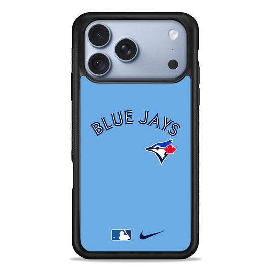 MLB Toronto Blue Jays Blue Nike iPhone 18 Pro Case - iPhone 18 Pro Silicone Case