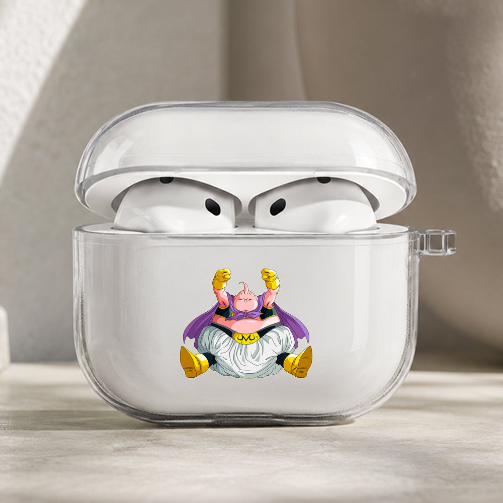 Dragon Ball Z The Innocent Majin Protective Apple AirPods Pro 3 Clear Case | Shockproof Cover