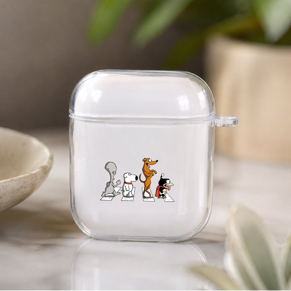 Pets Road Show Protective Clear Case Cover For Apple Airpods | Soft Silicone AirPods 1 / 2 Case | Protective Cover