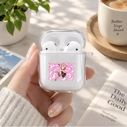 Young Sakura Haruno Protective Clear Case Cover For Apple Airpods | Soft Silicone AirPods 1 / 2 Case | Protective Cover