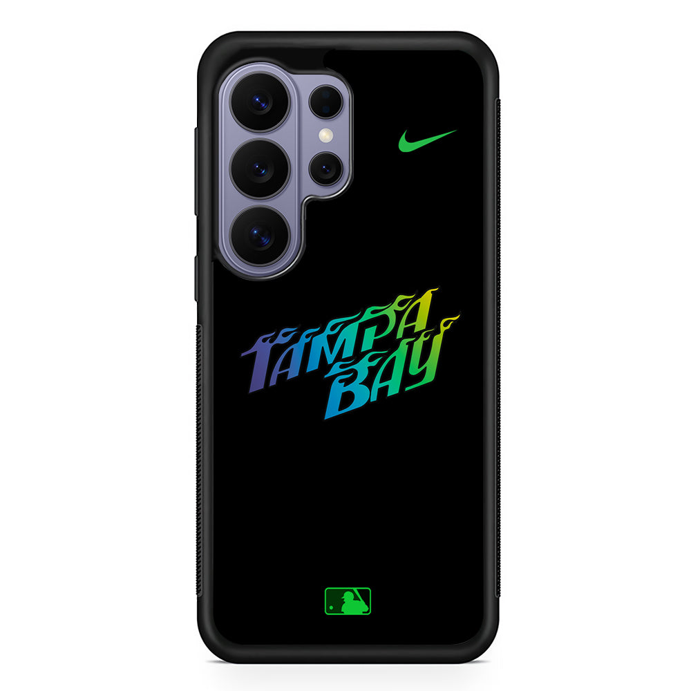 MLB Tampa Bay Rays Black Nike Samsung Galaxy S26 Ultra Case | Slim Durable Protective Cover