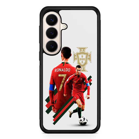 Cristiano Ronaldo Portugal Samsung Galaxy S26 Case | Durable Protective Rubber Cover