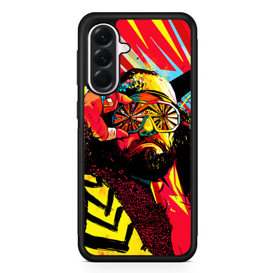 Macho Man Randy Art Samsung Galaxy A56 Case | Samsung Galaxy A56 Protective Rubber Case