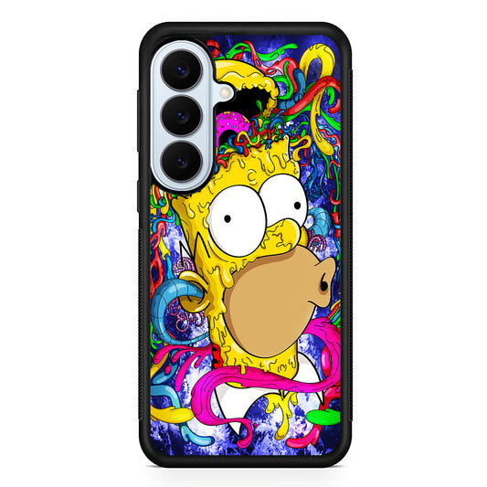 Simpson Homer Abstract Samsung Galaxy S26 Plus Case | Slim Protective Rubber Cover