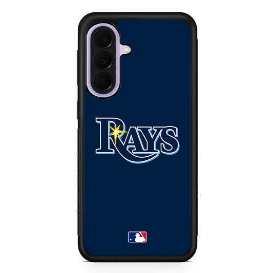 MLB Tampa Bay Rays Blue Logo Samsung Galaxy A37 Case | Samsung Galaxy A37 Rubber Protective Case