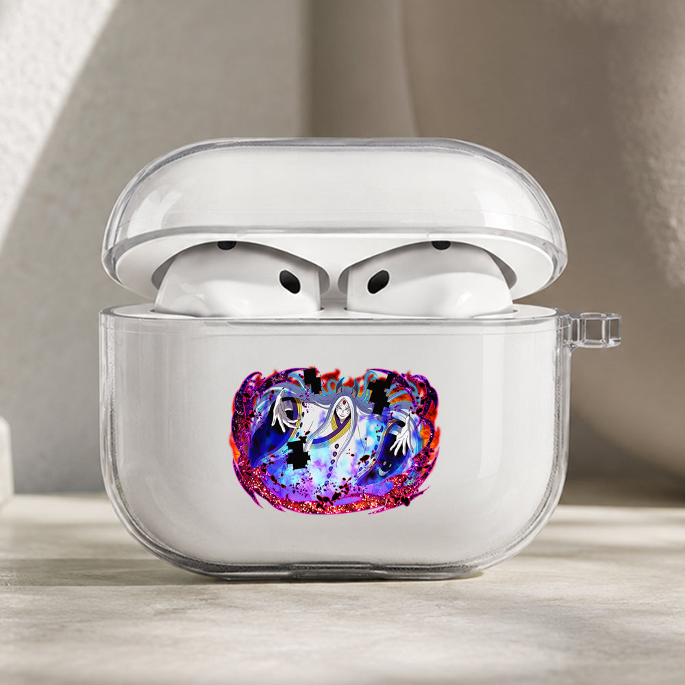 Kaguya Progenitor Of Curses Protective Apple AirPods Pro 3 Clear Case | Shockproof Cover