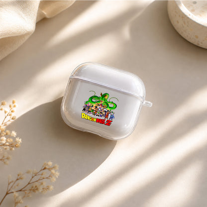 Dragon Ball Z Family Protective Apple Airpods 4 Clear Case - Durable Clear Protection