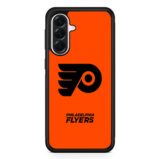 NHL Philadelphia Flyers Orange Samsung Galaxy A56 Case | Samsung Galaxy A56 Protective Rubber Case