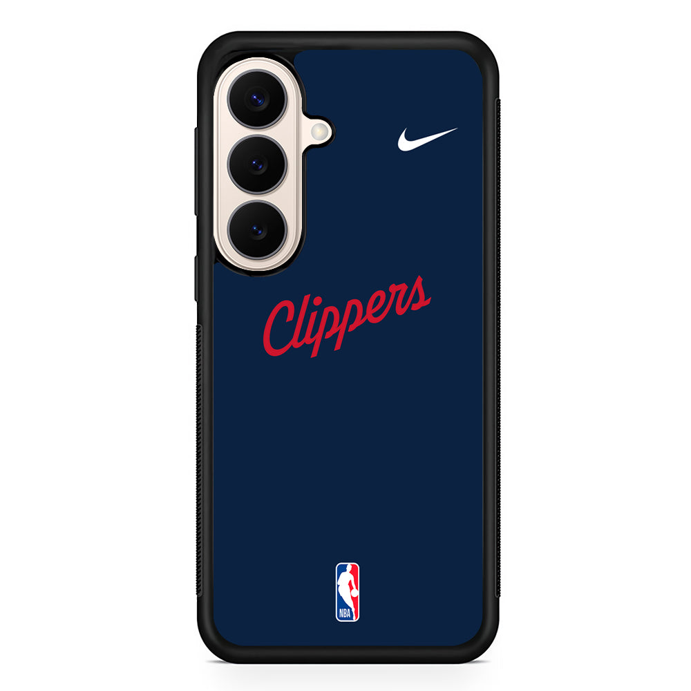 NBA LA Clippers Navy Nike Samsung Galaxy S26 Case – Slim Protective Phone Cover