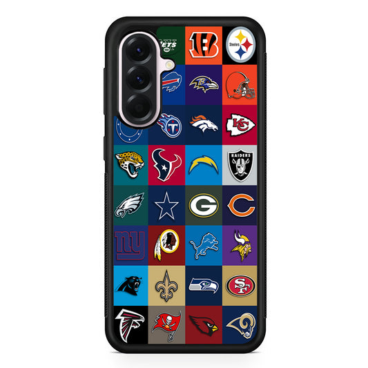 American Football Teams NFL Samsung Galaxy A56 Case | Samsung Galaxy A56 Protective Rubber Case