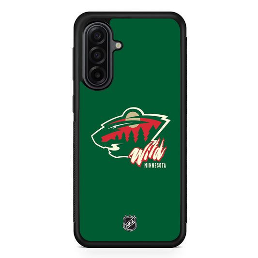 NHL Minnesota Wild Green Samsung Galaxy A17 Case | Durable Rubber Samsung Galaxy A17 Phone Case