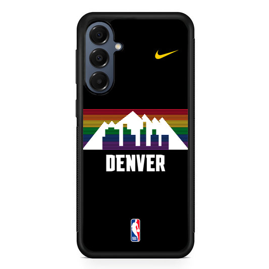 NBA Denver Nuggets Black Nike Samsung Galaxy A16 Case | Slim Protective Cover for Samsung Galaxy A16