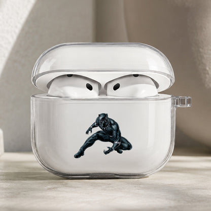 Black Panther Protector of Wakanda Protective Apple AirPods Pro 3 Clear Case | Shockproof Cover