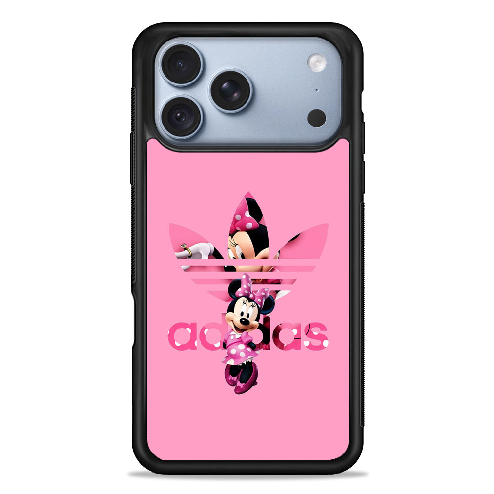 Adidas Cute Minnie Mouse iPhone 18 Pro Case - iPhone 18 Pro Silicone Case