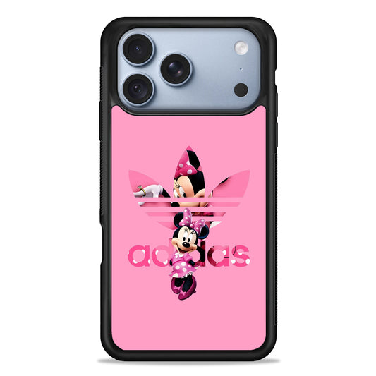 Adidas Cute Minnie Mouse iPhone 18 Pro Case - iPhone 18 Pro Silicone Case