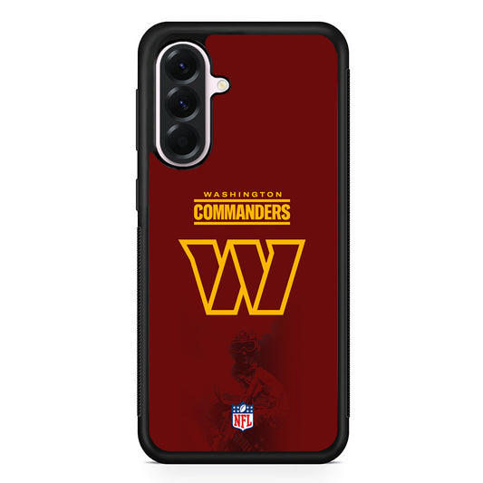 NFL Washington Commanders Maroon Samsung Galaxy A56 Case | Samsung Galaxy A56 Protective Rubber Case