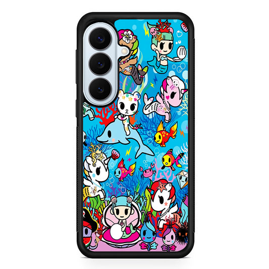 Tokidoki Sea Unicorn Samsung Galaxy S26 Plus Case | Slim Protective Rubber Cover