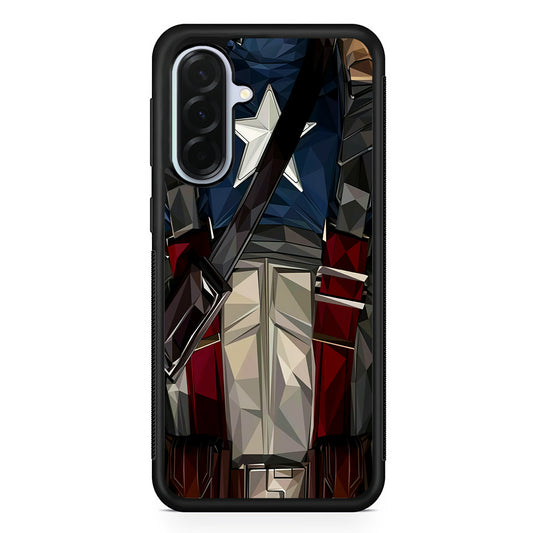 Captain America Costume Suit Samsung Galaxy A36 Case | Durable Samsung Galaxy A36 Protective Case