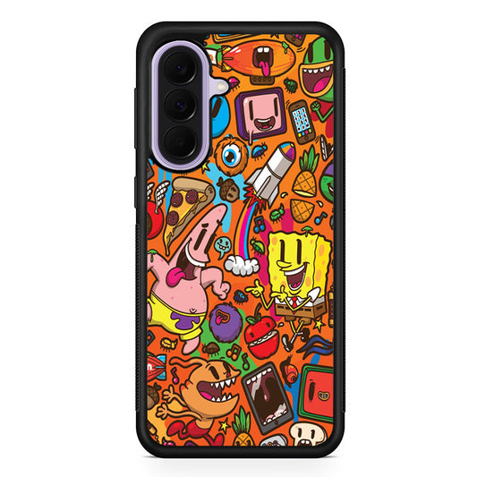 Doodle Art 005 Samsung Galaxy A37 Case | Samsung Galaxy A37 Rubber Protective Case