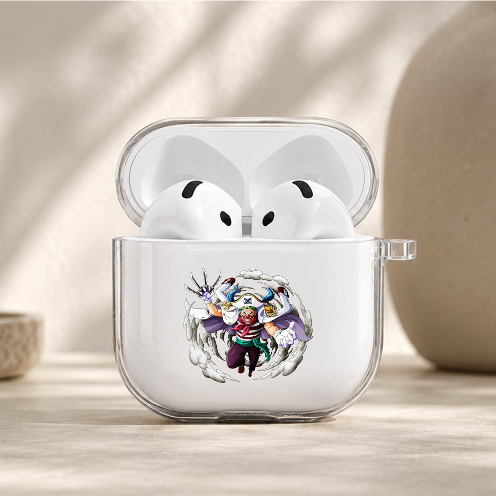 Buggy Deadly Knife Attack Protective Apple Airpods 4 Clear Case - Durable Clear Protection